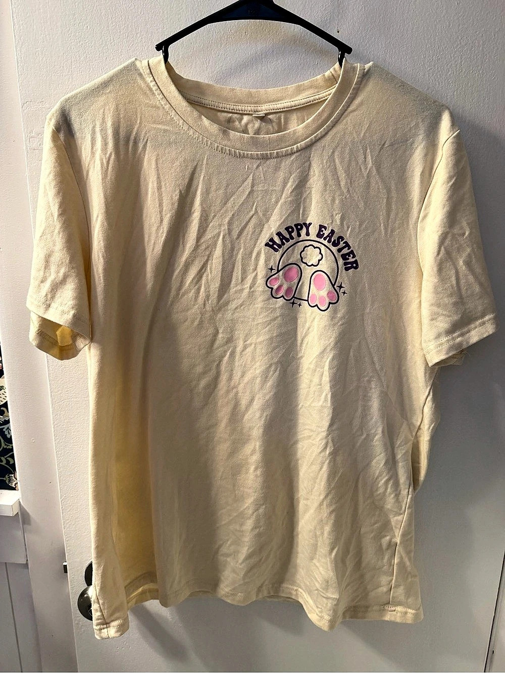 Graphic Short Sleeve Tee in Yellow Size Large